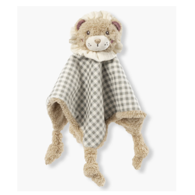 Walking mum - lion vichy vert 25 cm 